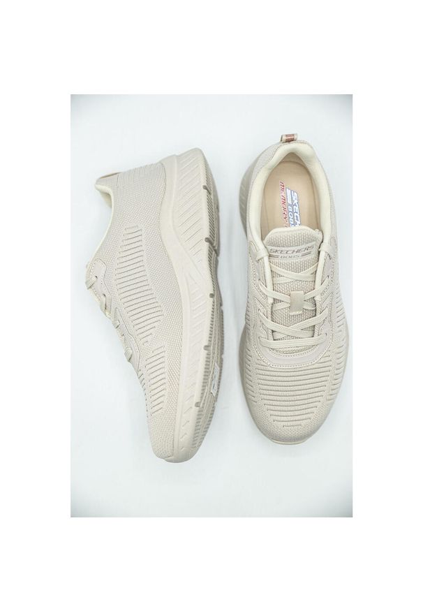skechers - BUTY damskie SKECHERS BOBS 117378-NAT beżowe niskie lekkie sportowe 38,5. Kolor: beżowy. Model: Skechers Sport. Sport: bieganie