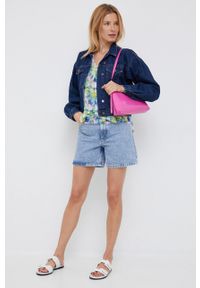 DKNY - Dkny bluzka damska wzorzysta. Okazja: na co dzień. Materiał: tkanina. Długość rękawa: na ramiączkach. Styl: casual #5