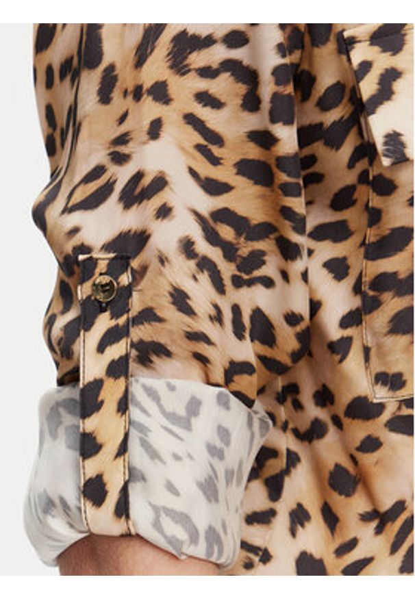 Guess Koszula W5GH83 WH5N2 Kolorowy Regular Fit. Materiał: lyocell, wiskoza. Wzór: kolorowy