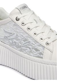 Karl Lagerfeld - KARL LAGERFELD Sneakersy Kreeper Lo KL42326 Biały. Kolor: biały. Materiał: skóra #5