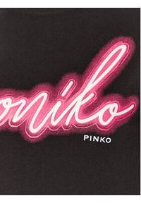Pinko T-Shirt Bussolotto 100355 A1AY Czarny Regular Fit. Kolor: czarny. Materiał: bawełna