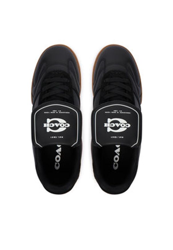 Coach Sneakersy Match CCI42 Czarny. Kolor: czarny. Materiał: skóra