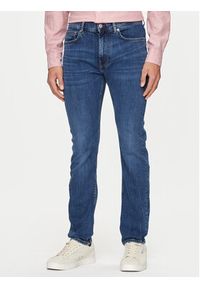 TOMMY HILFIGER - Tommy Hilfiger Jeansy Bleecker MW0MW18279 Granatowy Slim Fit. Kolor: niebieski #4