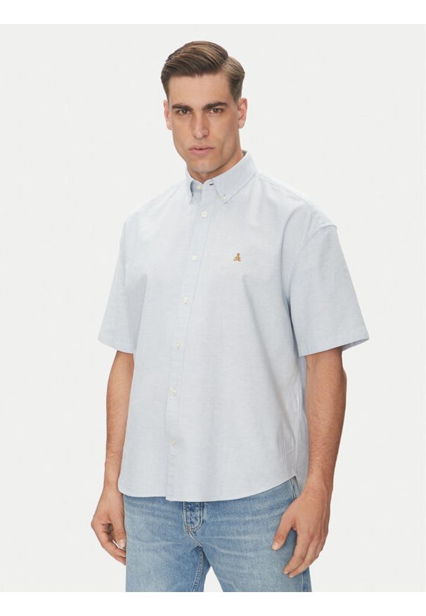 GAP - Gap Koszula 442652-00 Błękitny Easy Fit. Kolor: niebieski. Materiał: bawełna