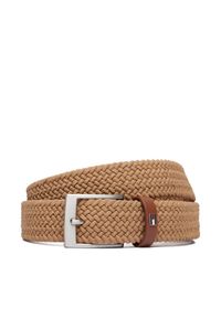 TOMMY HILFIGER - Tommy Hilfiger Pasek Adan 3.5 Elastic AM0AM13824 Brązowy. Kolor: brązowy. Materiał: materiał #1