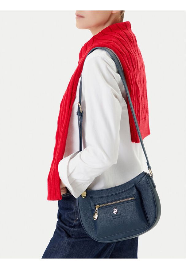 Beverly Hills Polo Club Torebka C-BHPC-L-017-08 Granatowy. Kolor: niebieski