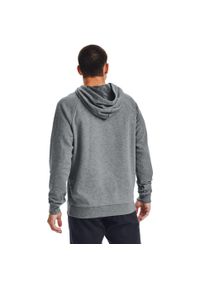 Bluza z kapturem Under Armour Rival Fleece Big Logo, Mężczyźni. Typ kołnierza: kaptur. Kolor: wielokolorowy, szary, czarny. Materiał: materiał, bawełna