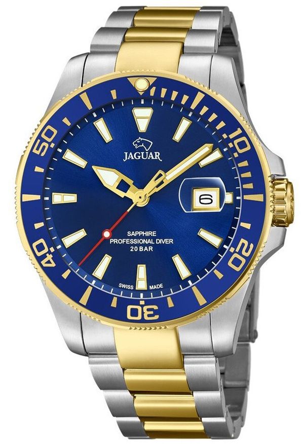 Zegarek męski Jaguar J863-C srebrny. Kolor: srebrny