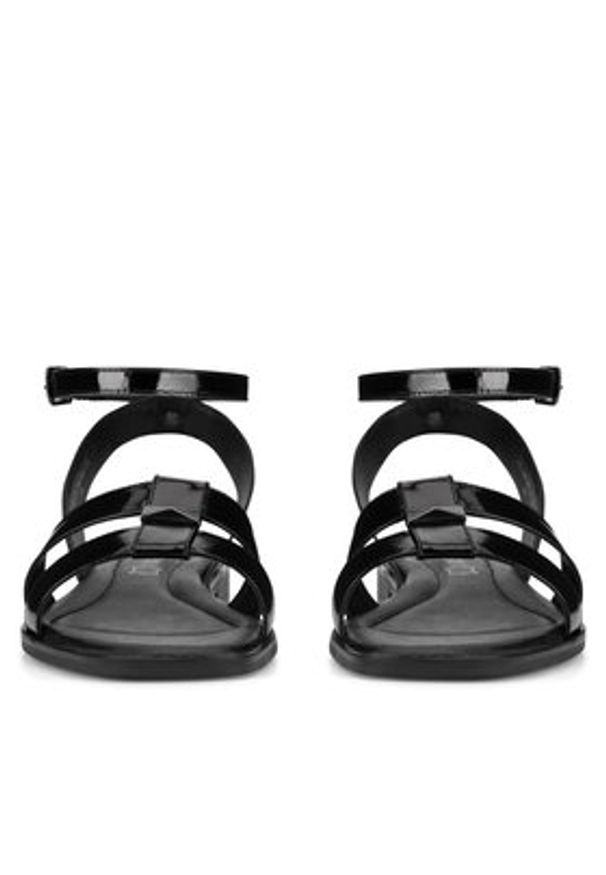 Lasocki Sandały WI16-MENA-25 Czarny. Kolor: czarny. Materiał: lakier, skóra