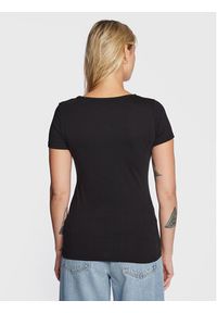 Pepe Jeans T-Shirt Corine PL505305 Czarny Regular Fit. Kolor: czarny. Materiał: bawełna