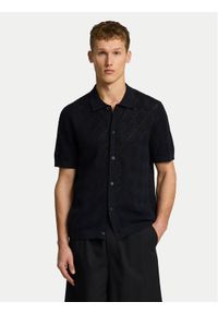 Selected Homme Koszula 16097564 Czarny Regular Fit. Kolor: czarny. Materiał: bawełna