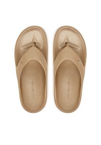 TOMMY HILFIGER - Tommy Hilfiger Japonki Pearlized FW0FW09201 Beżowy. Kolor: beżowy. Materiał: syntetyk #1