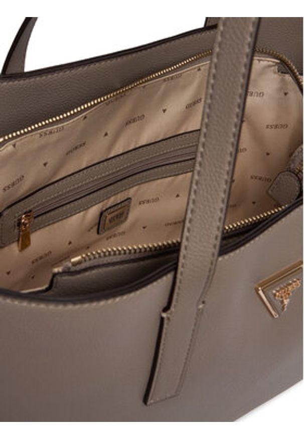 Guess Torebka Meridian II HWBG69 74230 Szary. Kolor: szary. Materiał: skórzane
