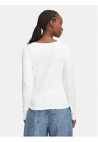 Calvin Klein Jeans Bluzka LV047D218G Biały Slim Fit. Kolor: biały. Materiał: bawełna #3