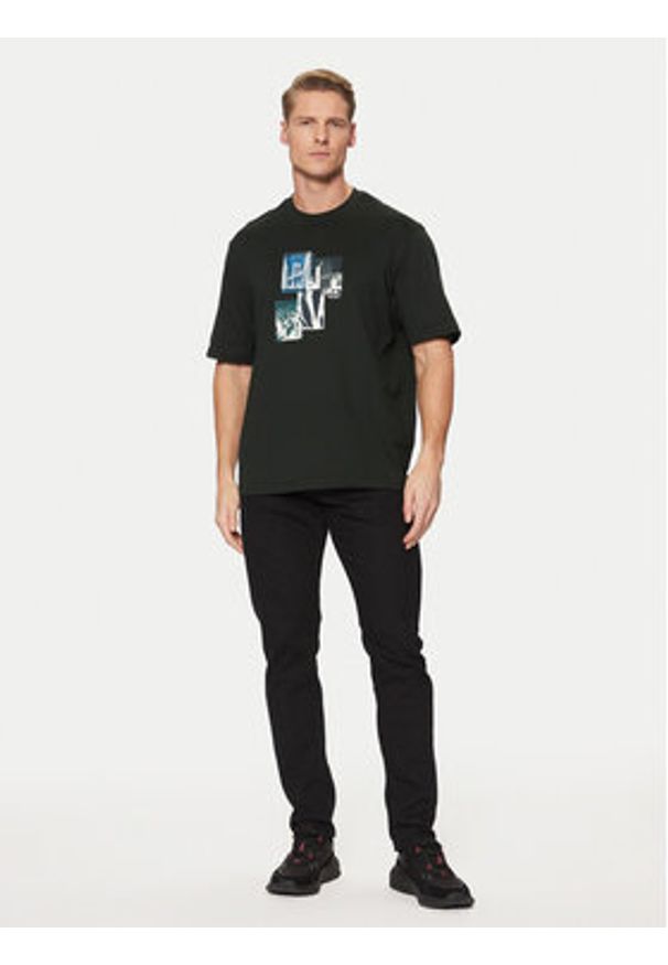 Armani Exchange T-Shirt XM000269 AF12112 UB001 Czarny Regular Fit. Kolor: czarny. Materiał: bawełna