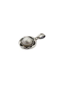 Polcarat Design - Wisiorek srebrny W 1852 Perła. Materiał: srebrne. Kolor: srebrny. Wzór: aplikacja. Kamień szlachetny: perła #1