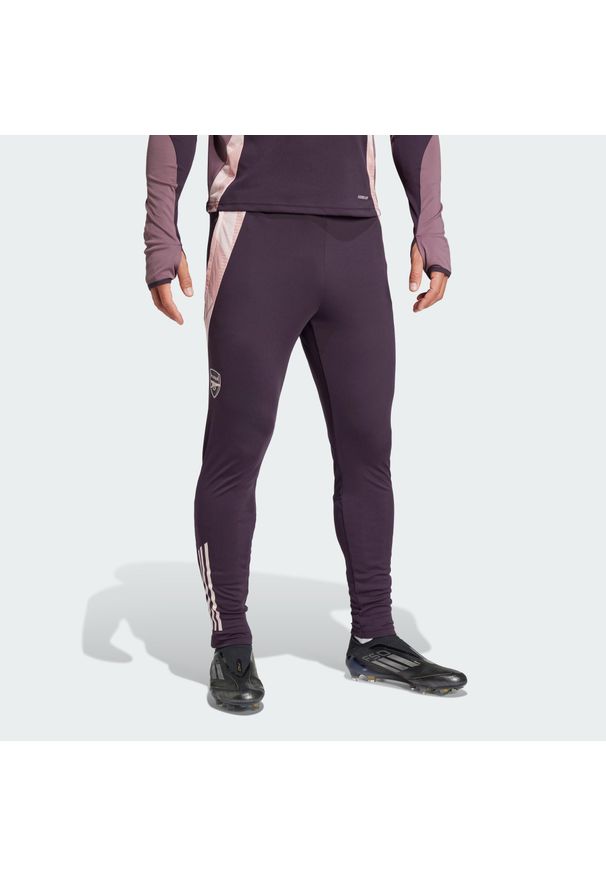 Adidas - Spodnie Arsenal Tiro 24 Training. Kolor: czarny, niebieski, wielokolorowy. Materiał: dresówka, materiał. Sport: piłka nożna