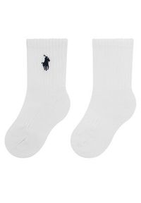 Polo Ralph Lauren Zestaw 6 par wysokich skarpet dziecięcych 442974056001 Biały. Kolor: biały. Materiał: materiał, bawełna #3