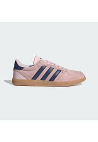 Adidas - Buty Breaknet Sleek. Kolor: brązowy, niebieski, wielokolorowy, różowy. Wzór: gładki. Styl: klasyczny, sportowy