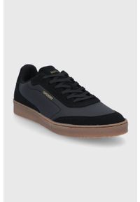 Superdry Buty kolor czarny. Nosek buta: okrągły. Zapięcie: sznurówki. Kolor: czarny. Materiał: guma #5