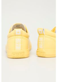Big-Star - Big Star - Tenisówki. Nosek buta: okrągły. Zapięcie: sznurówki. Kolor: żółty. Materiał: guma #4
