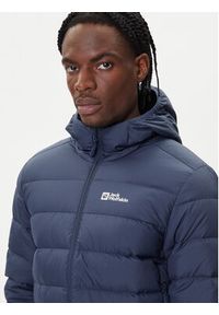 Jack Wolfskin Kurtka puchowa Ather Down 1207671 Granatowy Regular Fit. Kolor: niebieski. Materiał: syntetyk