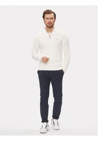 TOMMY HILFIGER - Tommy Hilfiger Chinosy Denton MW0MW32935 Granatowy Slim Fit. Kolor: niebieski. Materiał: bawełna #5