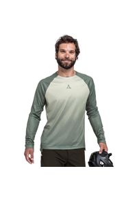 SCHÖFFEL - Longsleeve rowerowy męski Schöffel Koitere. Kolor: fioletowy, szary, wielokolorowy. Długość rękawa: długi rękaw. Sport: kolarstwo