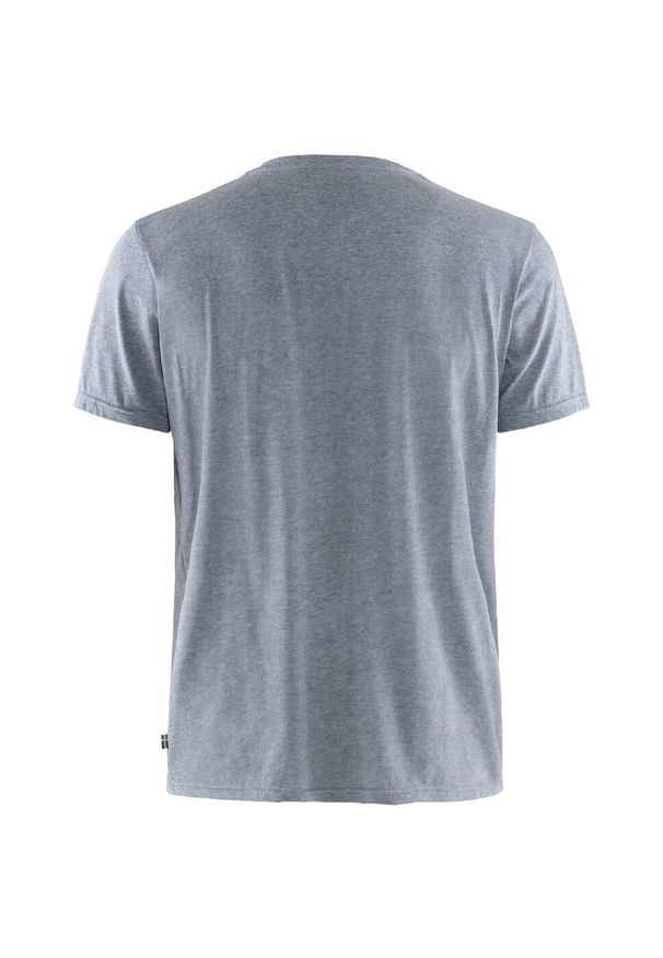 Fjällräven - Koszulka z bawełny męska Fjallraven Logo T-shirt. Kolor: szary. Materiał: bawełna