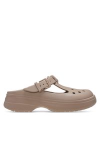 Crocs Klapki Classic Mary Jane Clog 210581 Brązowy. Kolor: brązowy