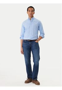 Polo Ralph Lauren Koszula 710805564509 Niebieski Regular Fit. Typ kołnierza: polo. Kolor: niebieski. Materiał: bawełna #7