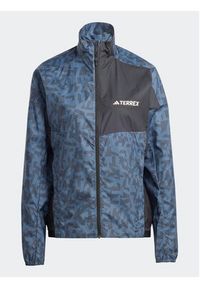 Adidas - adidas Wiatrówka Terrex Trail Running Windbreaker IA1808 Niebieski Regular Fit. Kolor: niebieski. Materiał: syntetyk. Sport: bieganie #3