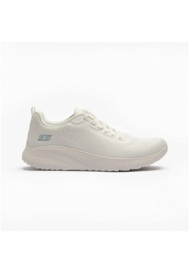 skechers - Buty damskie SKECHERS Bobs Squad Chaos Face Off. Okazja: na co dzień. Kolor: biały, niebieski, wielokolorowy
