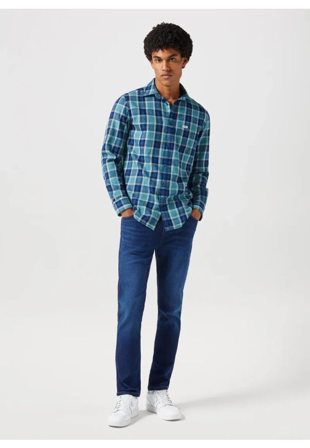 Wrangler - WRANGLER MĘSKIE SPODNIE JEANSOWE WRANGLER LARSTON NIGHT SHADE 112350845