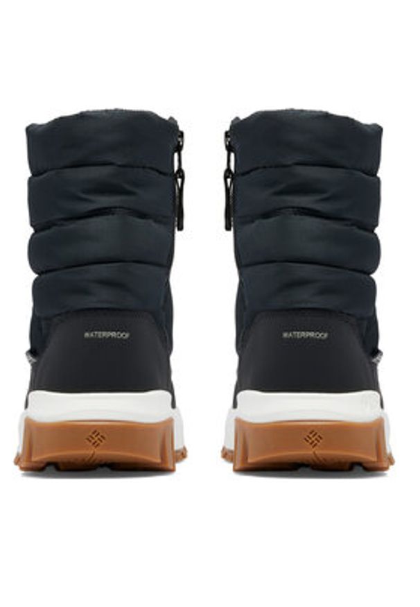 columbia - Columbia Śniegowce Snowtrot Mid 2075111 Czarny. Kolor: czarny. Materiał: materiał