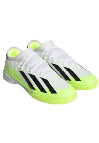 Adidas - Buty piłkarskie adidas X Crazyfast.3 In Jr IE1563 białe białe. Zapięcie: sznurówki. Kolor: biały. Materiał: syntetyk, guma. Sport: piłka nożna #3