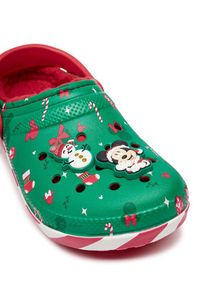 Crocs Klapki Classic Mickey Xmas Lined Clog 210813 Zielony. Kolor: zielony