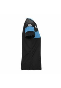 Damski jersey Kappa Dareta. Kolor: czarny, niebieski, wielokolorowy. Materiał: jersey. Sport: fitness