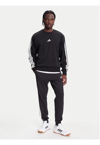 Adidas - adidas Bluza Essentials 3-Stripes JE6304 Czarny Regular Fit. Kolor: czarny. Materiał: bawełna #3