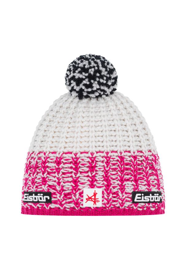 Czapka Eisbar Refocus Pompon MÜ SA. Kolor: różowy. Materiał: wełna. Styl: sportowy