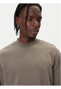 Hugo - HUGO Bluza Dapocrew 50525892 Beżowy Relaxed Fit. Kolor: beżowy. Materiał: bawełna #5