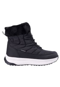 Buty zimowe damskie Iguana Irine W - czarne, Rozmiar buta 38. Okazja: na spacer. Zapięcie: sznurówki. Kolor: czarny. Materiał: syntetyk, guma, futro. Szerokość cholewki: normalna. Sezon: zima. Sport: turystyka piesza #1