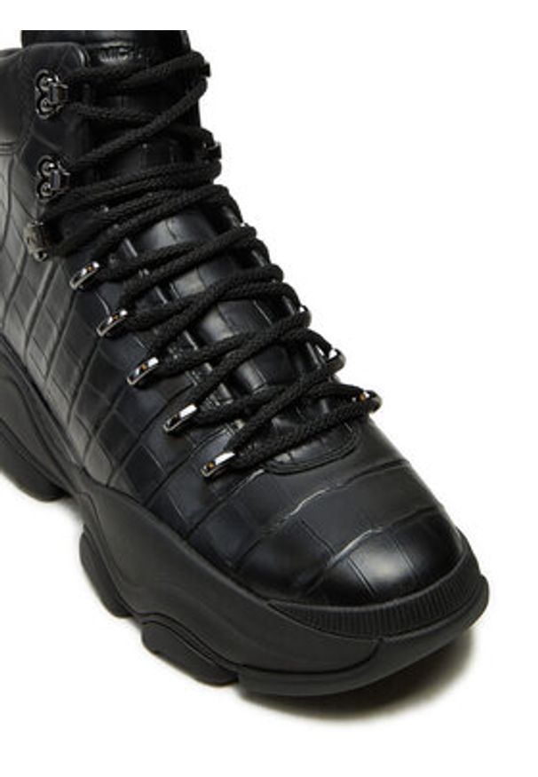 MICHAEL Michael Kors Sneakersy Atlas Crocodile Embossed 42F4ATFB6L Czarny. Kolor: czarny. Materiał: skóra