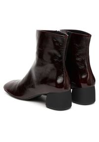 Vagabond Shoemakers Botki Livia 6056-060-38 Bordowy. Kolor: czerwony. Materiał: skóra, lakier #5