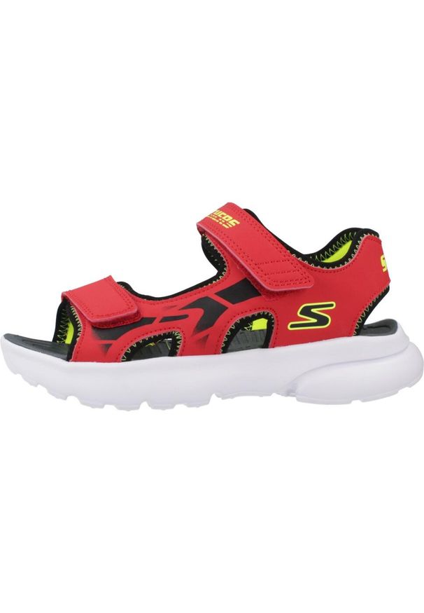 skechers - Sandały SKECHERS 406513L Czerwony. Kolor: czerwony. Materiał: syntetyk. Sport: turystyka piesza