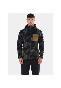 FUNDANGO - Bluza Polarowa Męska Fundango Nestor. Kolor: wielokolorowy, czarny. Materiał: polar. Sport: turystyka piesza #1