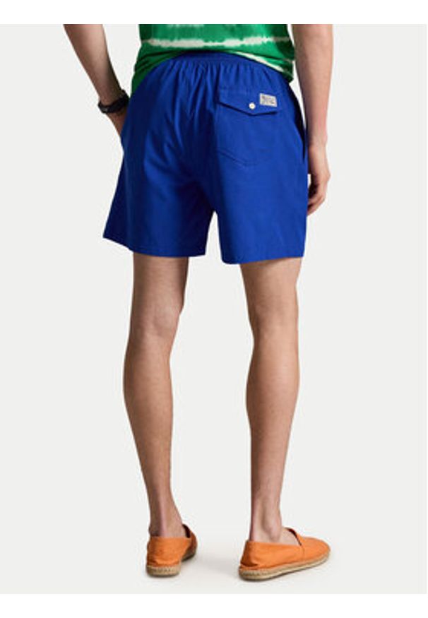 Polo Ralph Lauren Szorty kąpielowe 710B13656001 Niebieski Classic Fit. Kolor: niebieski. Materiał: syntetyk