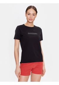 Mammut T-Shirt Core 1017-04070-0001-113 Czarny Regular Fit. Kolor: czarny. Materiał: bawełna