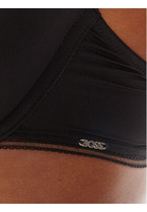 BOSS Biustonosz z fiszbiną 50545336 Czarny. Kolor: czarny. Materiał: syntetyk
