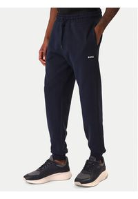 BOSS Dres Wesmallhood 50541065 Granatowy Regular Fit. Kolor: niebieski. Materiał: bawełna #5